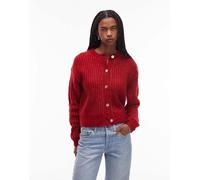 Levi's - Luna - Cardigan rosso con bottoni stile conchiglia S