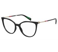 Levi'S LV 1076 807/17 BLACK Eyewear Woman Standard, Standard, 53