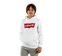 8778 - Batwing Screenprint Hoodie by Levi's 8A Bianco