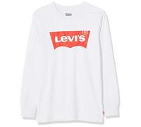 Levi's Lvb L/S Batwing Tee, Maglia a maniche lunghe Bambini e ragazzi, Bianco (White), 6 anni