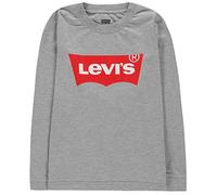 Levi's Lvb L/S Batwing Tee, Maglia a maniche lunghe Bambini e ragazzi, Grigio (Grey Heather), 6 anni