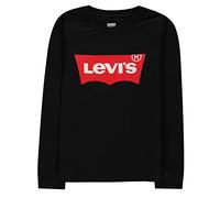 Levi's Lvb L/S Batwing Tee, Maglia a maniche lunghe Bambini e ragazzi, Nero (Black), 10 anni