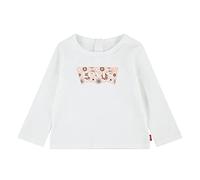 Levi's Lvg Batwing Checkerboard Tee Bimba, Alyssum Bianco, 24 Mesi