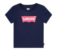 Levi's LVG Batwing Tee 4EK825 T-Shirt, Peacoat/Tea Tree Pink, 10 Years Bambina