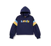 Levi's Lvg Full Sleeve High Rise Hood Bambine e Ragazze, Blu (Peaccoat), 14 anni