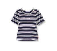 Levi's Lvg Full Slv Ribbed Tee Shirt Bambine e Ragazze, Peaccoat, 10 anni