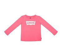 Levi's LVG L/S BATWING TEE, T-shirt Bimba 0-24, Rosa (Camellia Rose), 18 mesi