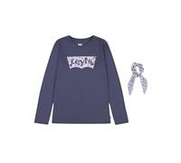 Levi's Lvg LS Floreale Tee con Scrunch 3ej311 Tshirt, Corona Blu, 2 Anni Bambine e Ragazze