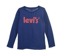 Levi's Lvg Ls Poster Logo Top Bambine e Ragazze, Blu Crepuscolo, 4 anni