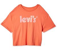 Levi's Lvg Meet & Greet Rolled Sleeve Bambine e Ragazze, Hot Coral, 3 anni