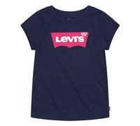 Levi's Lvg S/S Batwing Tee, T-shirt Bambine e ragazze, Blu (Peacoat/Tea Tree Pink), 2 anni
