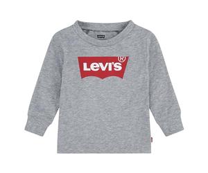 Levi's Lvg Ss Batwing Tee 3e4234, Bambine e ragazze, Grigio (Light Grey Heather/Red), 3 anni