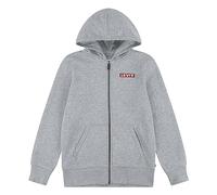 Levi's LVN BOXTAB Full Zip Hoodie, Felpe con Cappuccio Bambini e Ragazzi, Grigio (Grey/Heather), 3 Anni