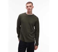 Levi's - Maglia termica a maniche lunghe in tessuto a nido d'ape verde scuro S