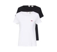 LEVI'S ® Maglietta '2 Pack Crewneck Tee' nero / bianco, Taglia S