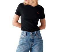 Levi's Maglietta a Maniche Corte da Donna Essential Housemark, Caviale, L