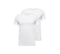 Levi's Slim 2-pack Crewneck Tee, T-shirt Uomo, White + White, XS