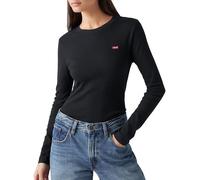 Levi's Essential HM LS Tee T-Shirt, Caviale, XS Donna