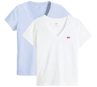 Levi's 2pack Perfect Vneck Tees T-Shirt, Confezione da 2 V Neck Kentuc, L Donna