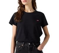 Levi's Maglietta da Donna The Perfect Tee con Logo a Righe, Mineral Black, XXL