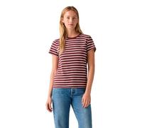 LEVI'S ® Maglietta 'The Perfect Tee' rosso vino / bianco Donna LEVI'S ® M