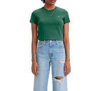Levi's Maglietta da Donna The Perfect Tee con Logo a Righe, Verde bistrot, S