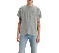 Levi's Maglietta da Uomo a Maniche Corte Classic Pocket Tee, Mid Tone Grey Heathe, S