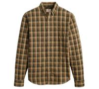 Levi's - Authentic - Camicia kaki a quadri con bottoni-Verde L