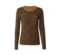 LEVI'S ® Maglietta 'Essential Housemark Long Sleeve Tee' terra d'ombra / nero / bianco Donna LEVI'S ® L terra d'ombra / nero / bianco