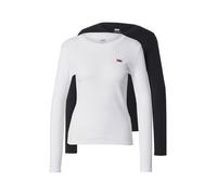 LEVI'S ® Maglietta 'Essential Long Sleeve Tee (2-Pack)' rosso / nero / bianco Donna - PROMO - Maglie e top - Maglie e T-shirt - Maglie a maniche lunghe LEVI'S ® XL