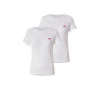 Levi's - Essential - Confezione da 2 T-shirt bianche con logo-Bianco XS
