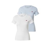 LEVI'S ® Maglietta 'Essential Tee (2-Pack)' blu pastello / bianco Donna LEVI'S ® XL