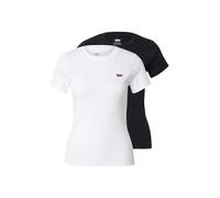 LEVI'S ® Maglietta 'Essential Tee (2-Pack)' nero / bianco Donna LEVI'S ® M
