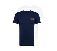 LEVI'S ® Maglietta 'Graphic Crewneck Tee - 2 Pack' navy / rosso sangue / bianco Uomo LEVI'S ® XXL