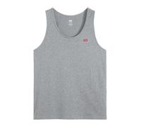 LEVI'S ® Maglietta 'Housemark Tank Top' grigio chiaro / rosso sangue / bianco Uomo LEVI'S ® L