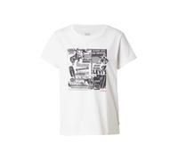 Levi's - Perfect - T-shirt bianca con grafica vintage-Bianco S