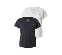 Levi's 2Pack Perfect Vneck Tees T-Shirt, Confezione da 2 V Neck White, L Donna