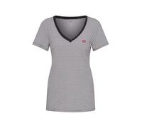 T-shirt Levi's Perfect V Neck manica corta nero bianco donna - L
