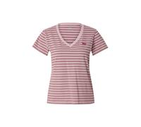 LEVI'S ® Maglietta 'Perfect V-Neck Tee' rosa / borgogna / bianco Donna LEVI'S ® L rosa / borgogna / bianco