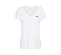LEVI'S ® Maglietta 'Perfect Vneck' rosso / bianco, Taglia XL