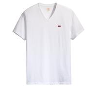 LEVI'S ® Maglietta 'Housemark V Neck Tee' rosso / bianco, Taglia XXL