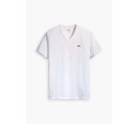 T-shirt Levi's Original V Neck manica corta bianco rosso - XL