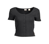 Levi's - Magliette Nera in Cotone da Donna - - Knitwear - Donna - Nero - L