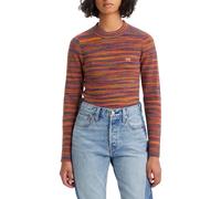 Levi's maglione da donna Crew Rib Sweater Sweatshirt, Red Tonal Space Dye, XS