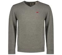Levi's Maglione da Uomo con Scollo a V, Mid Tone Grey Heathe, M