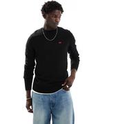 Levi's - Maglione lavorato nero con logo batwing L