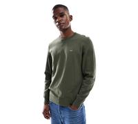 Levi's - Maglione leggero verde scuro con logo batwing M