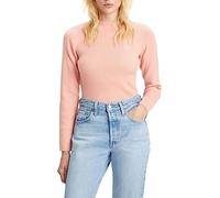 LEVIS Maglione Rib Crew Sweater Brandy Stripe Egret NAV Donna