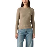 LEVIS Maglione Rib Crew Sweater Brandy Stripe Egret NAV Donna