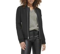 Levi's Women's Poly Bomber Jacket with Contrast Zipper Pockets